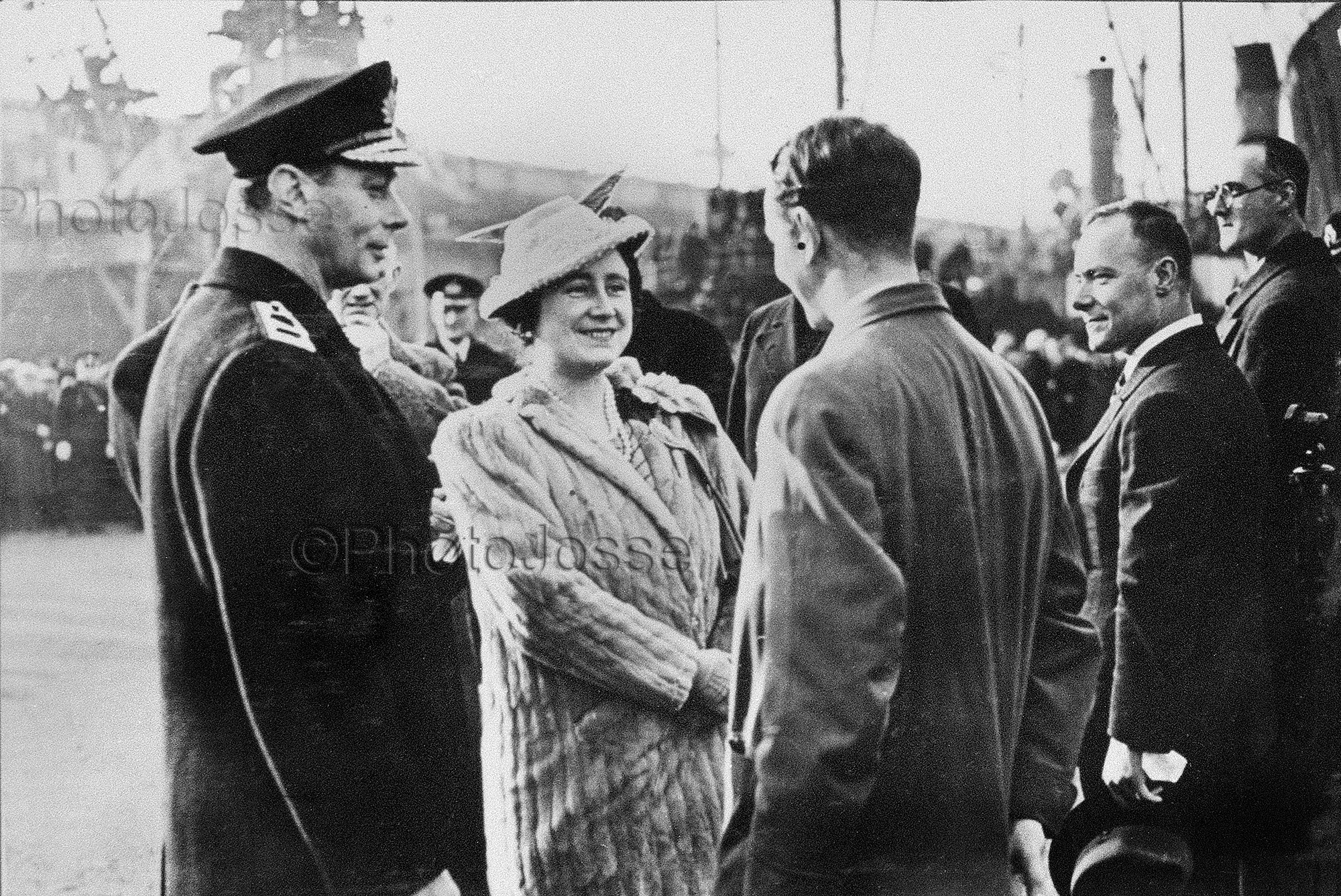 Le roi Georges VI et la reine Elizabeth